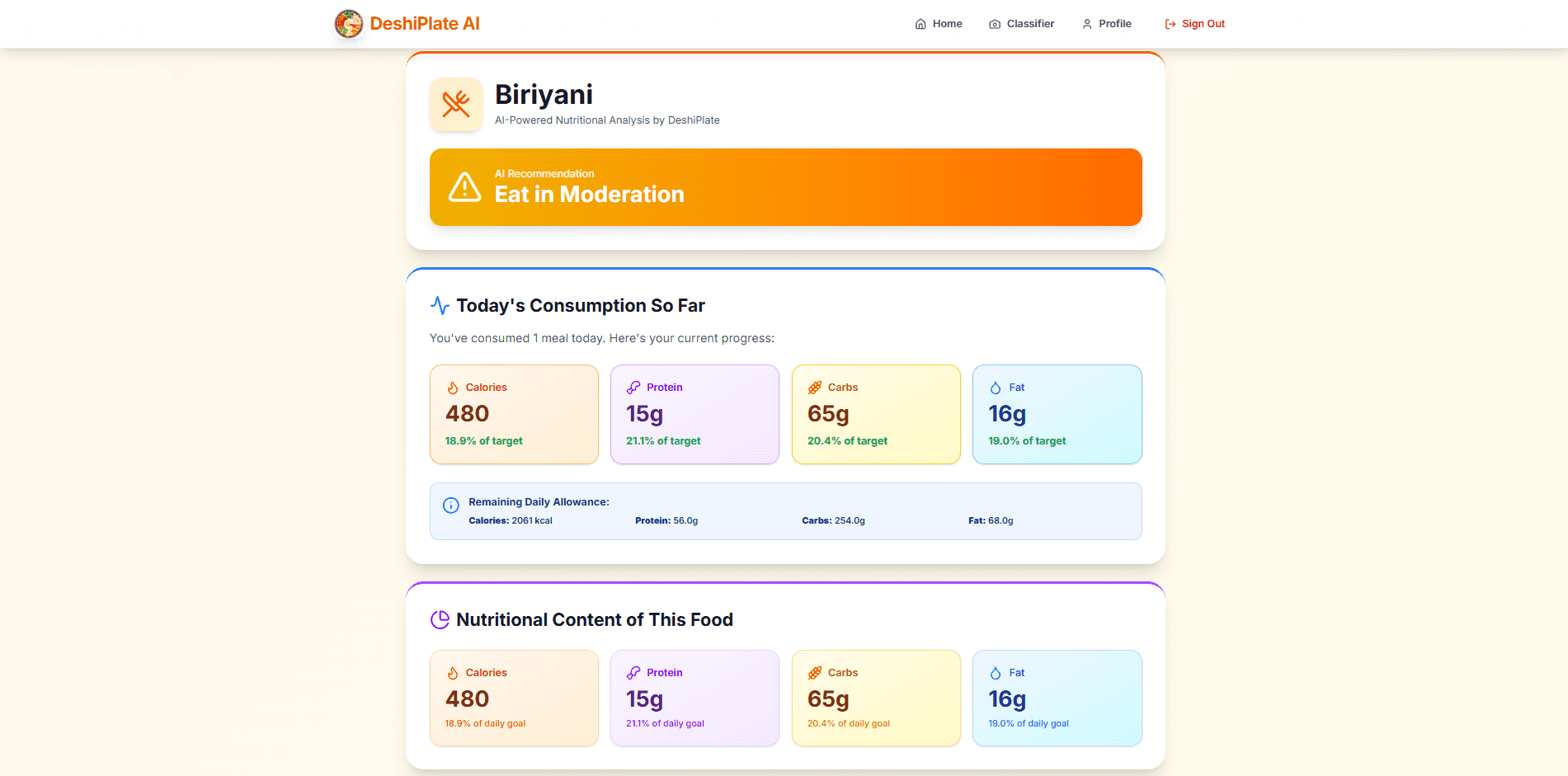 DeshiPlate AI: Bangladeshi Food Recognition — screenshot 3 of 4