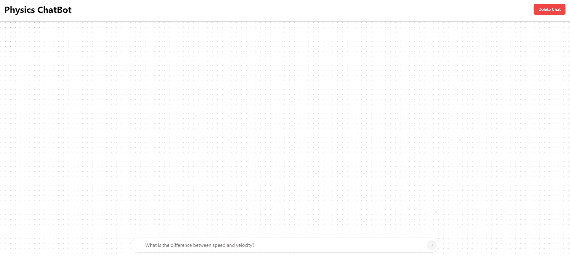 Educational Chatbot using RAG — screenshot 2 of 3
