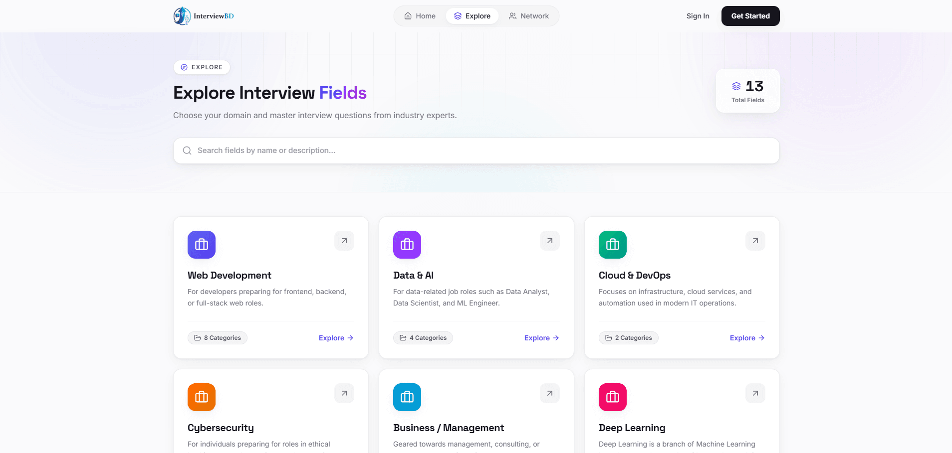 InterviewBD: Interview Preparation Platform — screenshot 2 of 6