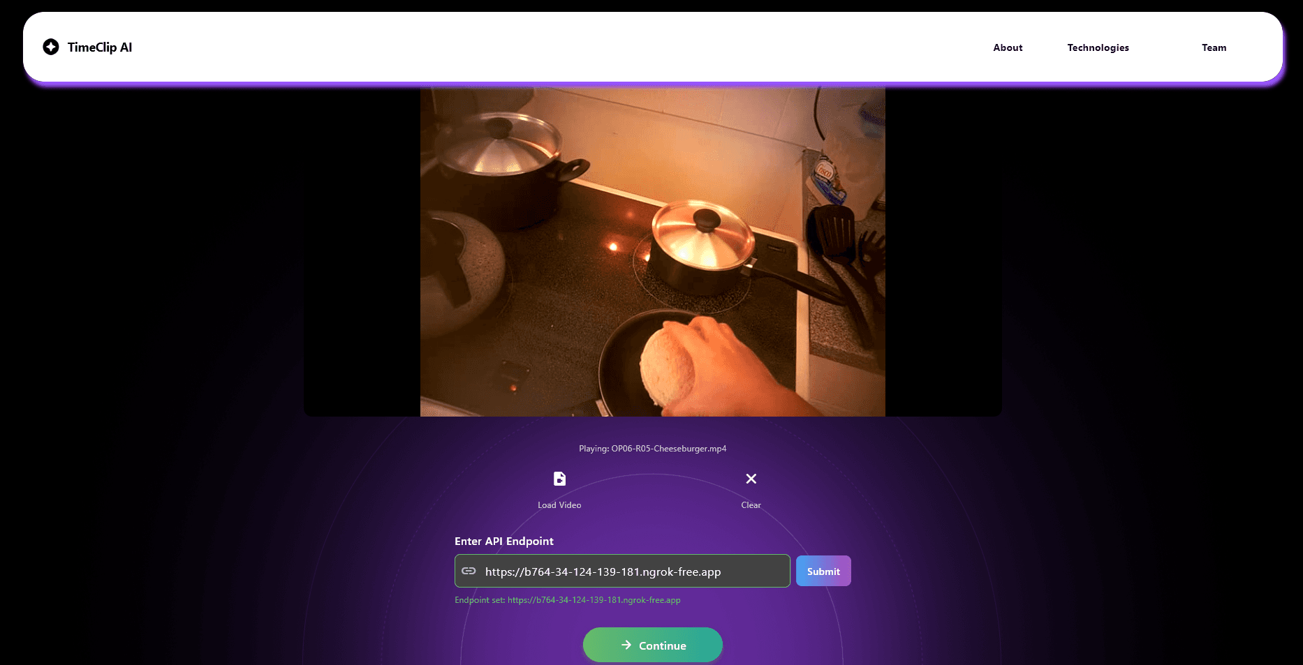 TimeClipAI: Real-Time Action Classification — screenshot 2 of 3