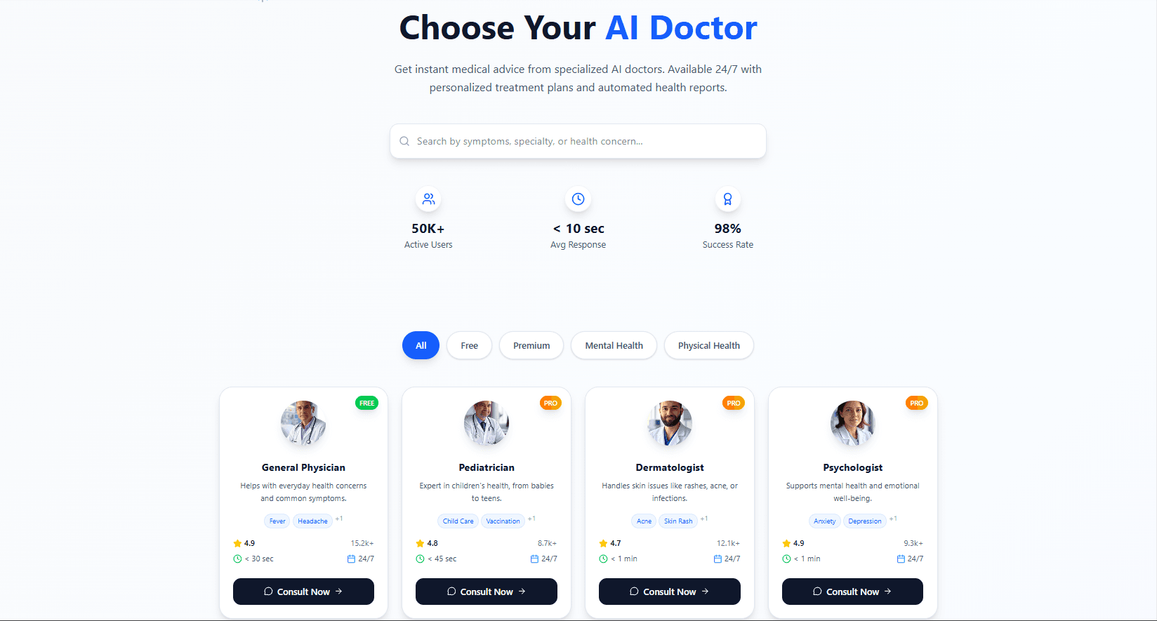 AI Doctor Assistant — screenshot 2 of 8